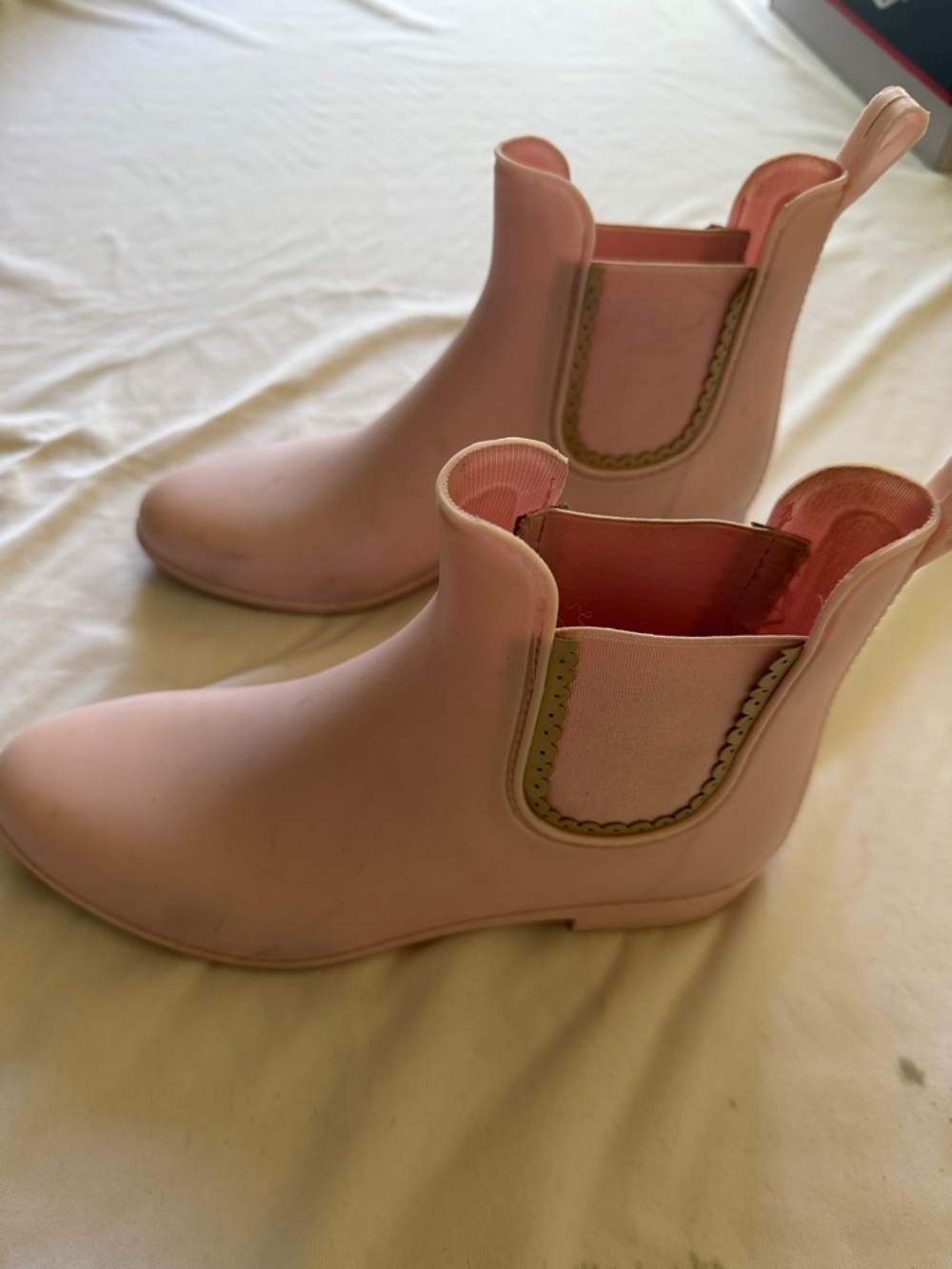Jack Rogers Pink Chelsea Rain Boots - Cute Slip-On Style